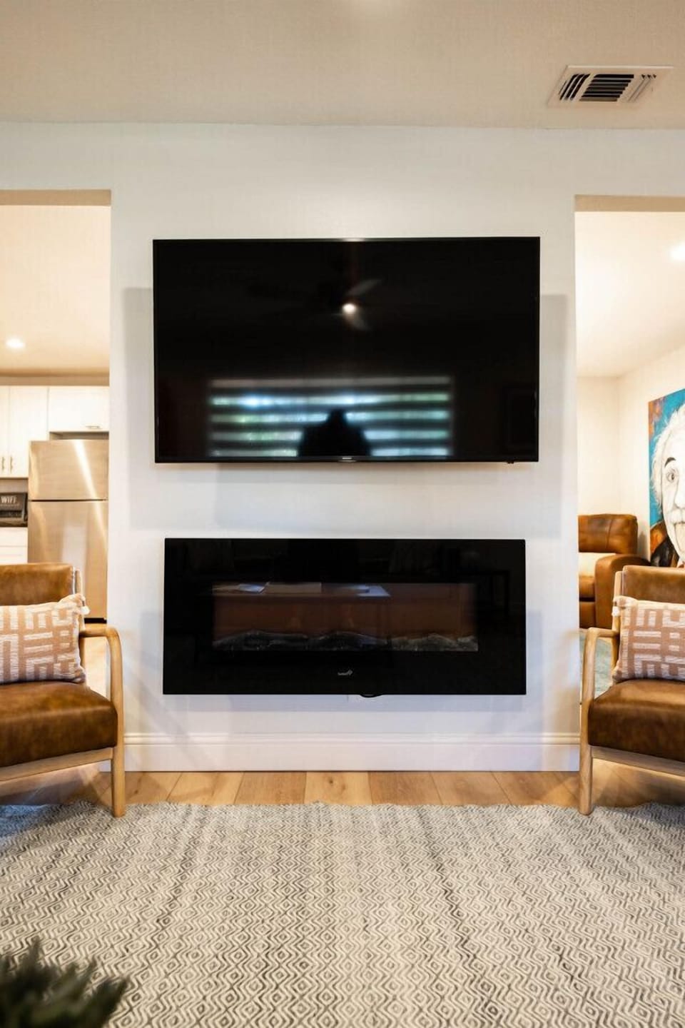 Artistic Escape - Lubbock Roku TV with Fireplace