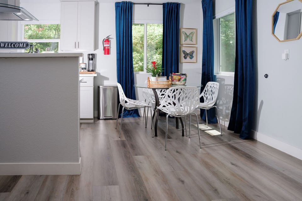 view of dining area from living room