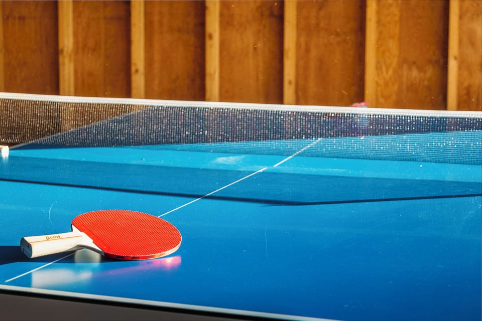 Enjoy a little competition with a game of Ping Pong.