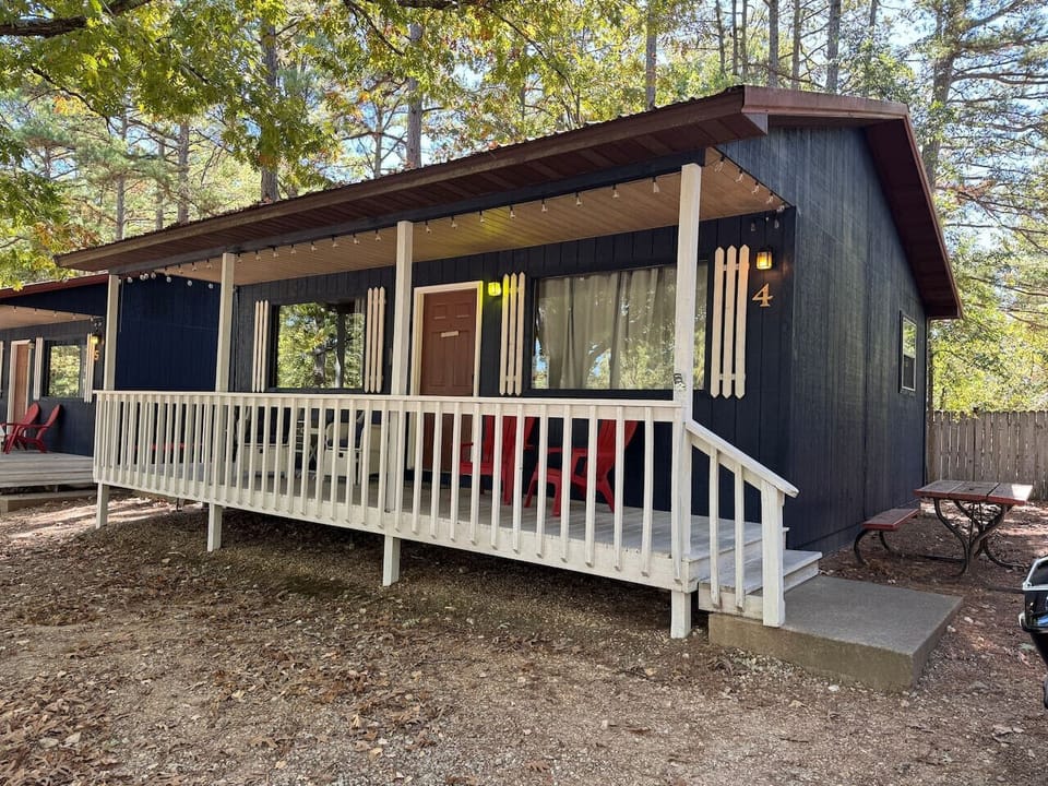 Enjoy a cup of coffee or sip of wine overlooking the trees! Private patio, picnic table and grill