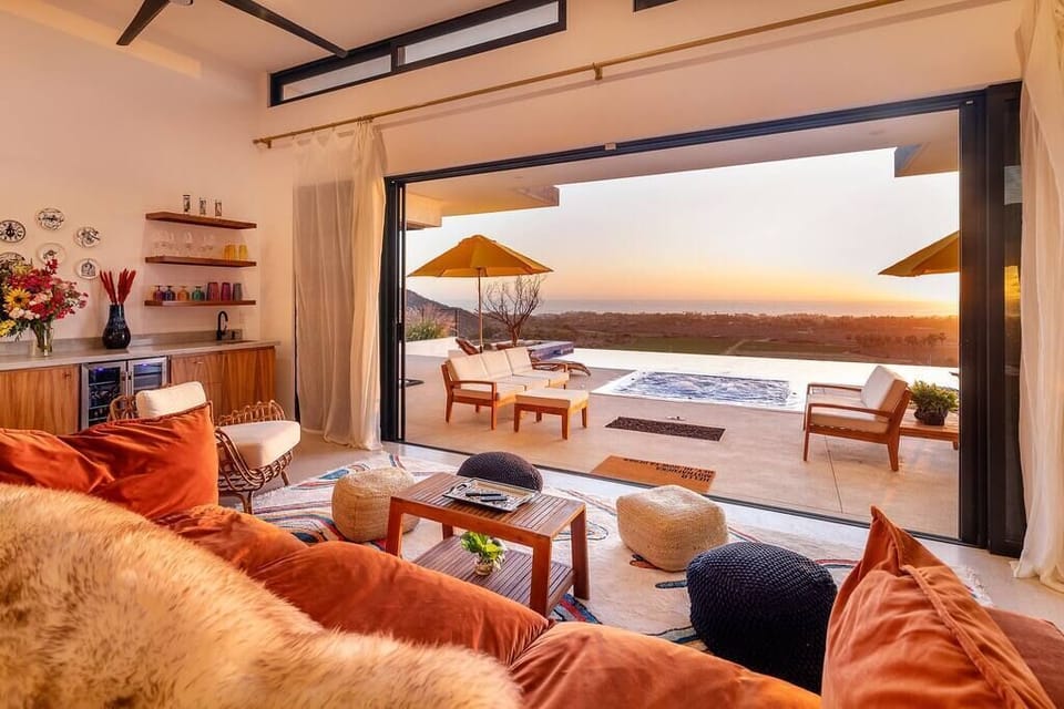 Sunset on the sofa