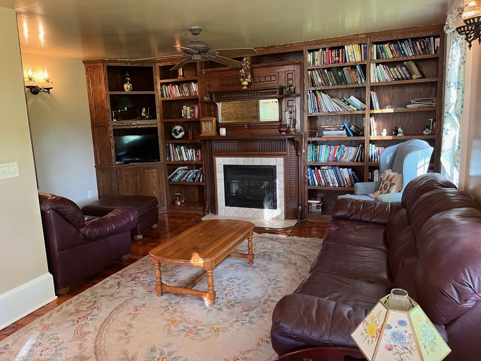Living room/library