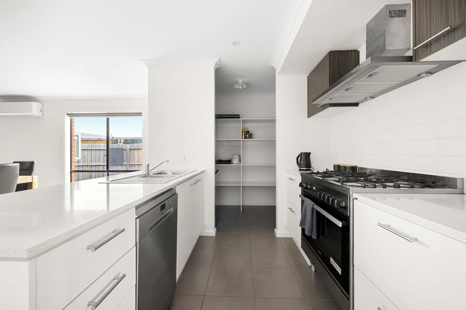 Kitchen with walk in pantry