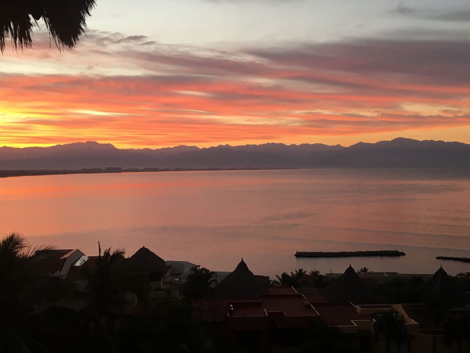 Sunrise view from terrace