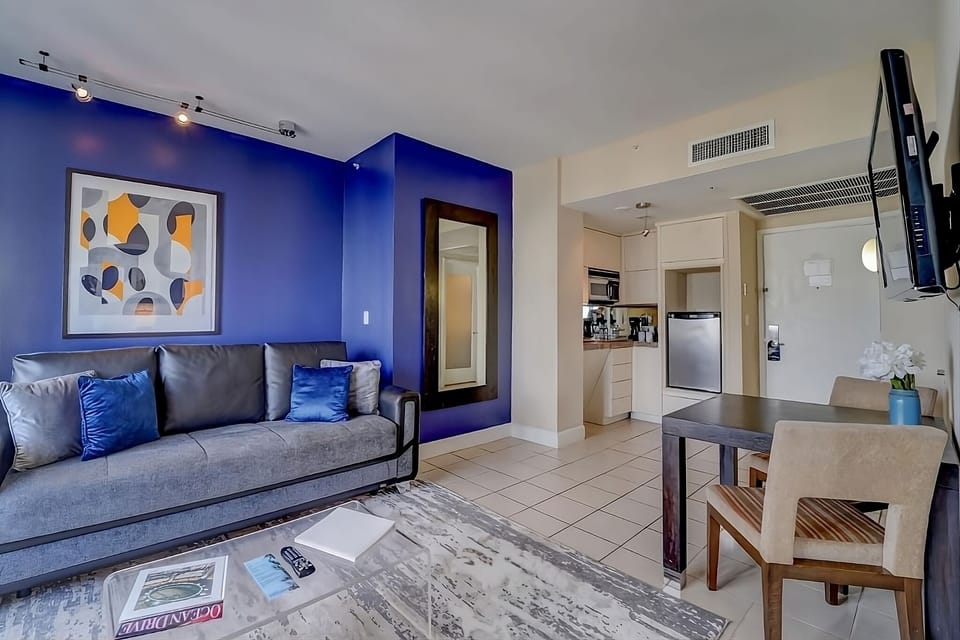 Enjoy easy meals with a convenient kitchenette and dining nook.