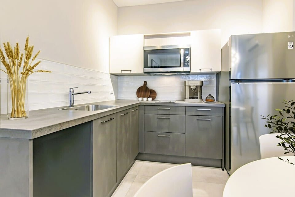 Enjoy preparing your favorite meals in this spacious modern kitchen