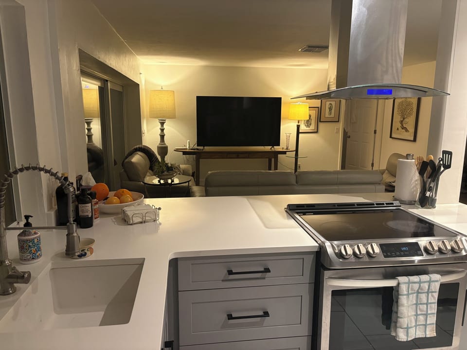Kitchen/Living Room View