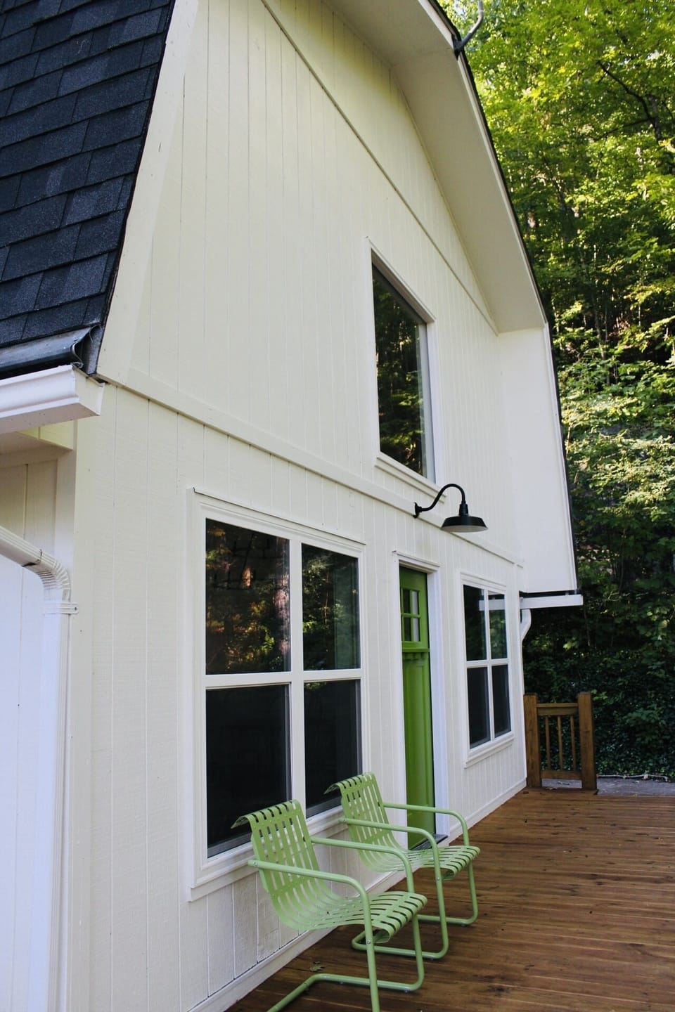 Front door from the deck