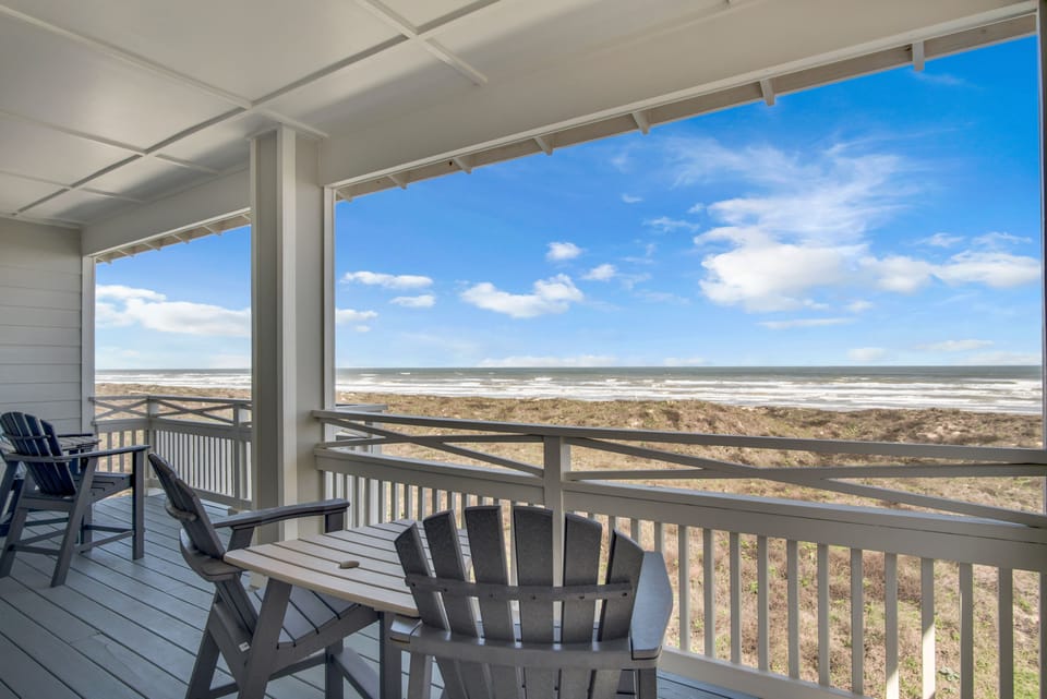 Covered Deck - Unobstructed Gulf Views - Third Floor