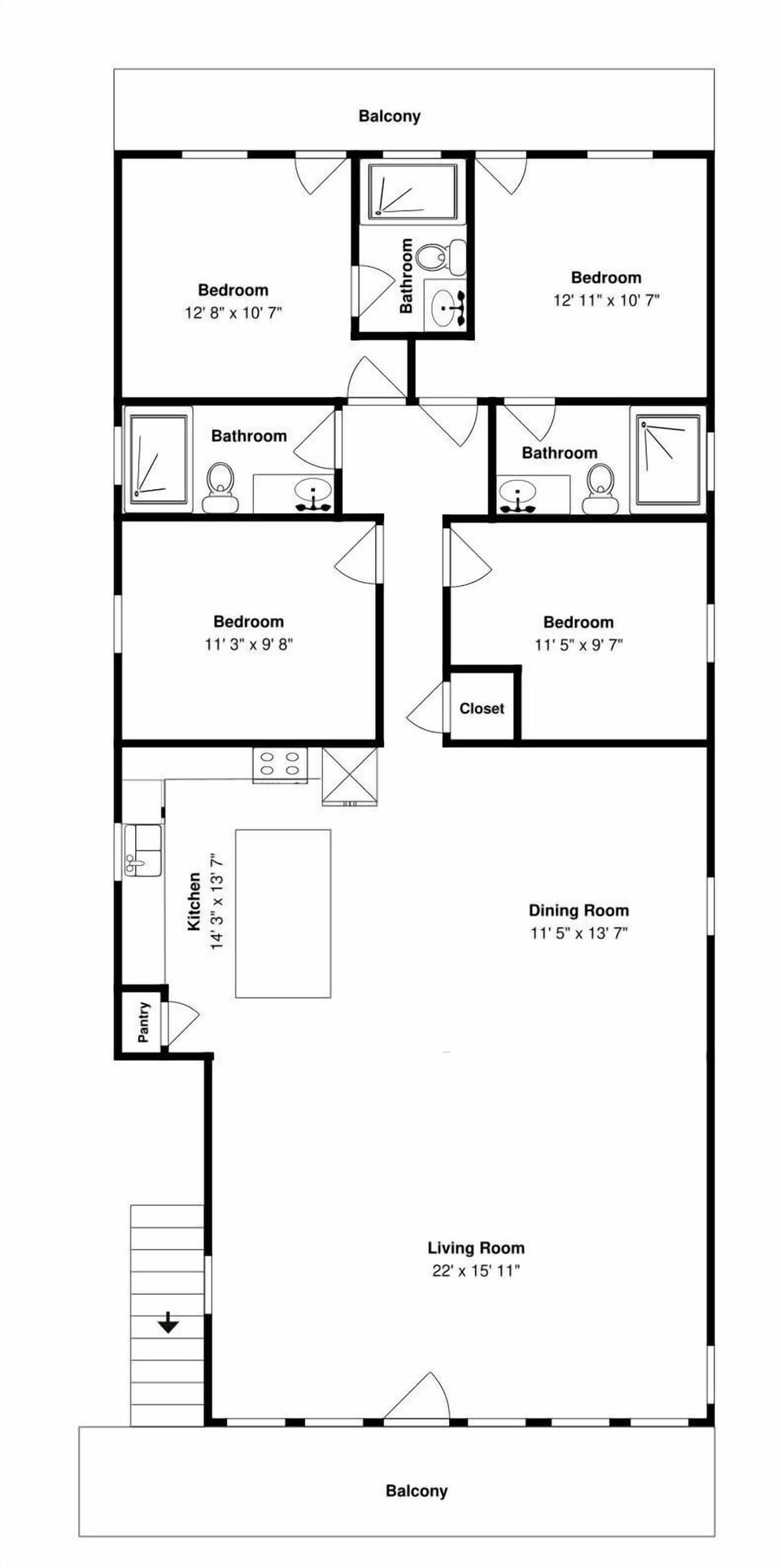 Second Floor Layout