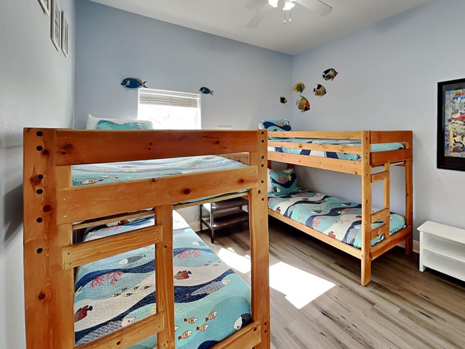 Third Bedroom - Two Sets of Twin Bunks