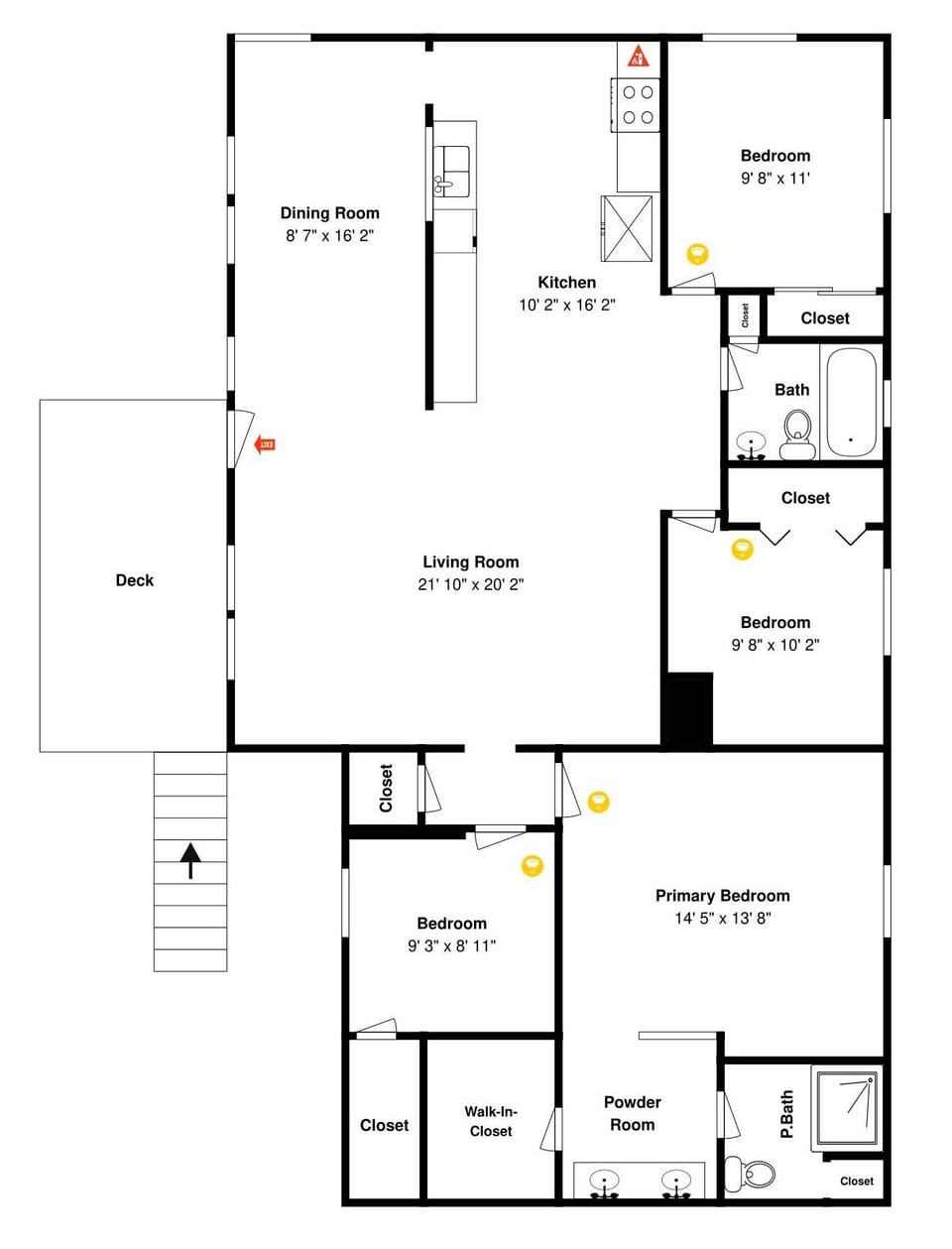 Second Floor Layout