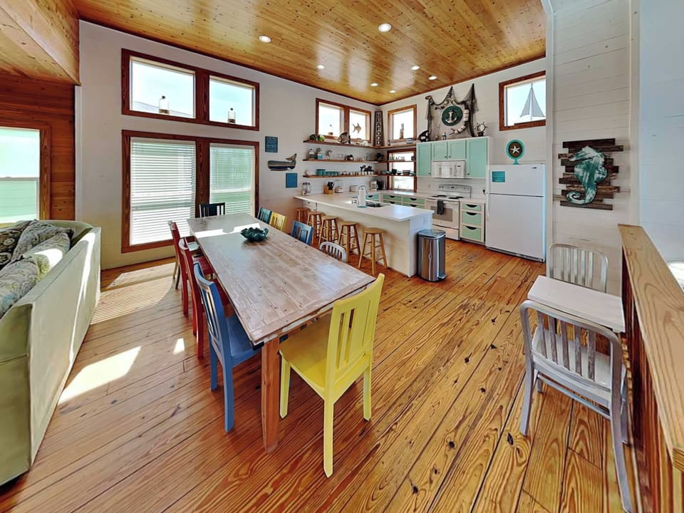 Open Concept Kitchen, & Dining Area - Third Floor