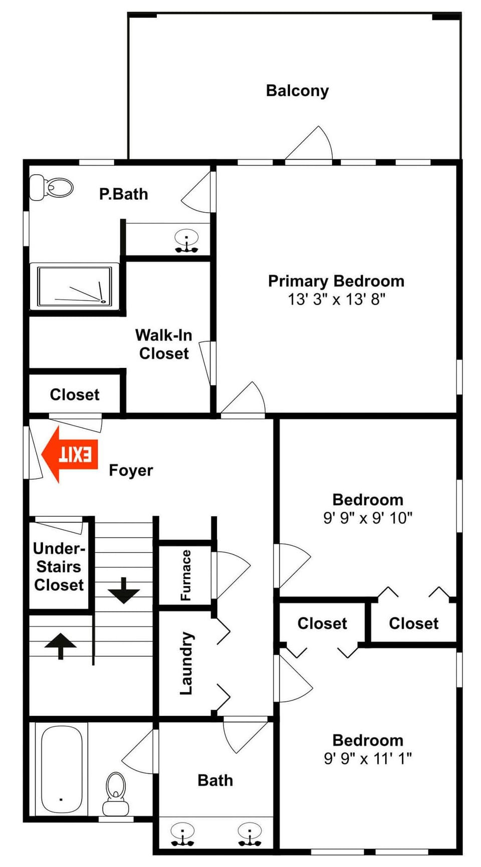 Floor Plan - Second Floor