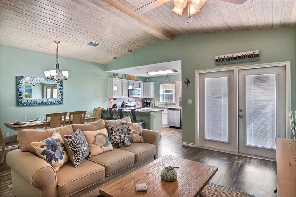Living Room - Open Layout w/ Dining & Kitchen - Second Floor