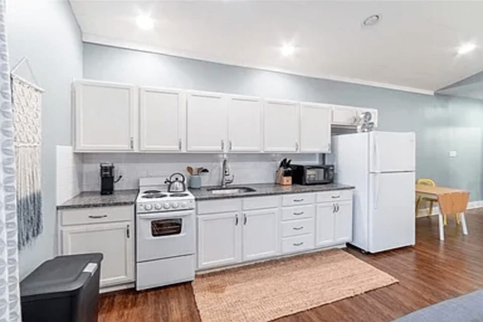 Cook a full in this studio-sized kitchen. 