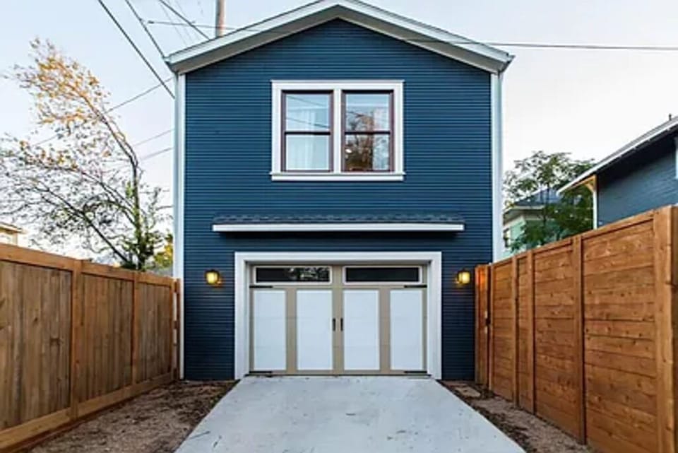 This modern flat sits in the heart of the Fairmount Historic District.