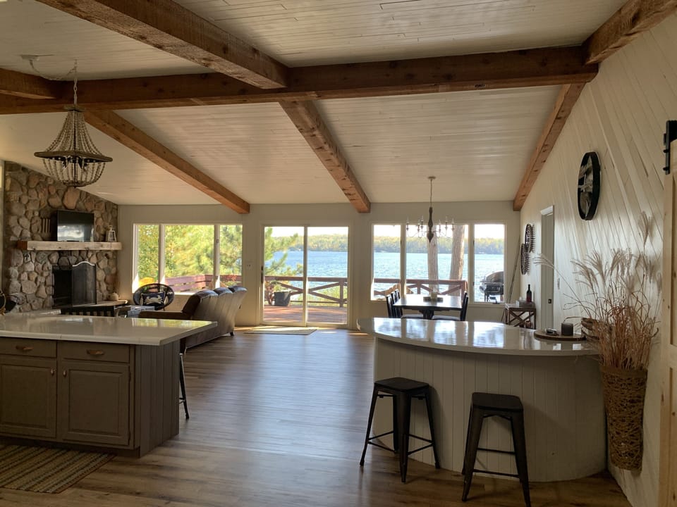 Breathtaking view of lake