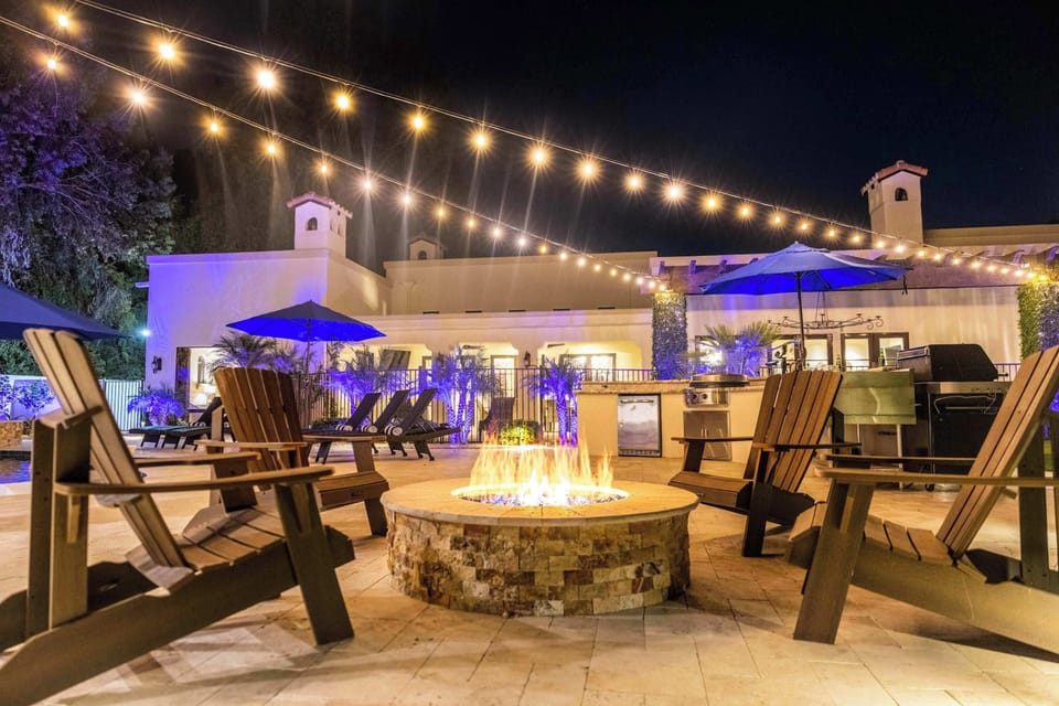 Imagine starlit evenings. Share laughter and warmth by the glowing fire pit.