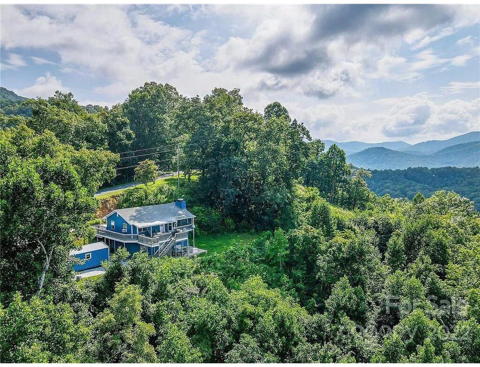 Aerial views of the entire home