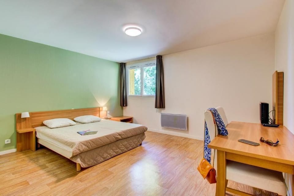Get a peaceful night sleep in our cozy bedroom.