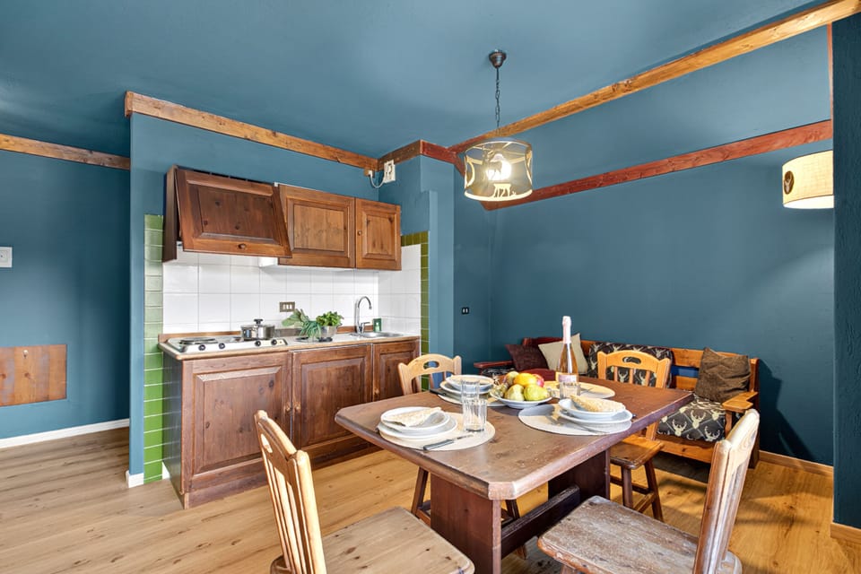 Kitchen and dining area