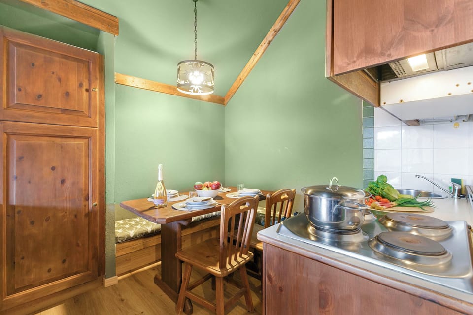Kitchen and dining area