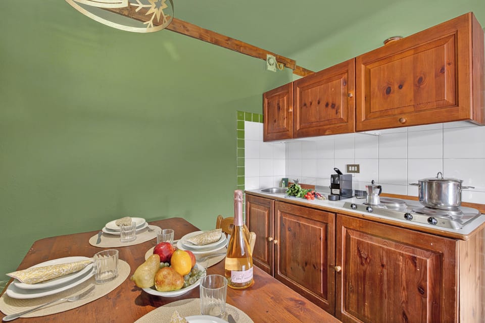 Kitchen and dining area