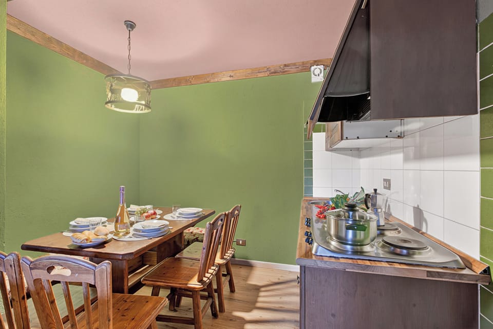 Kitchen and dining area