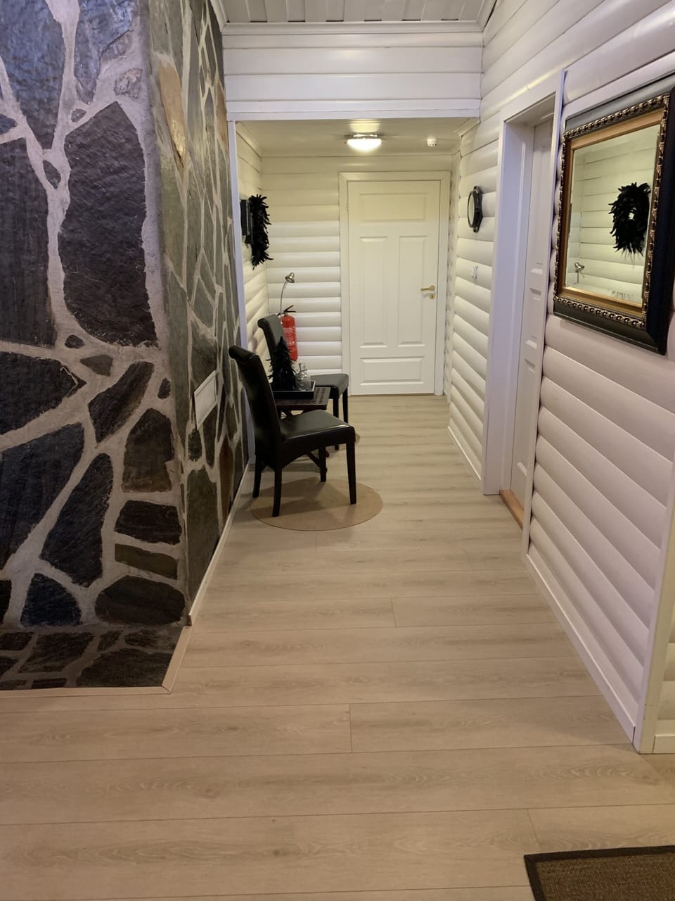 Corridor to the bedroom section