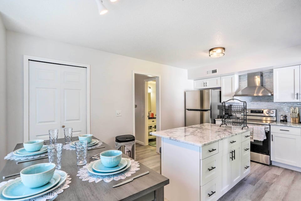 Dining Area | 1st Floor | Dishware & Flatware | Trash Bags & Paper Towels