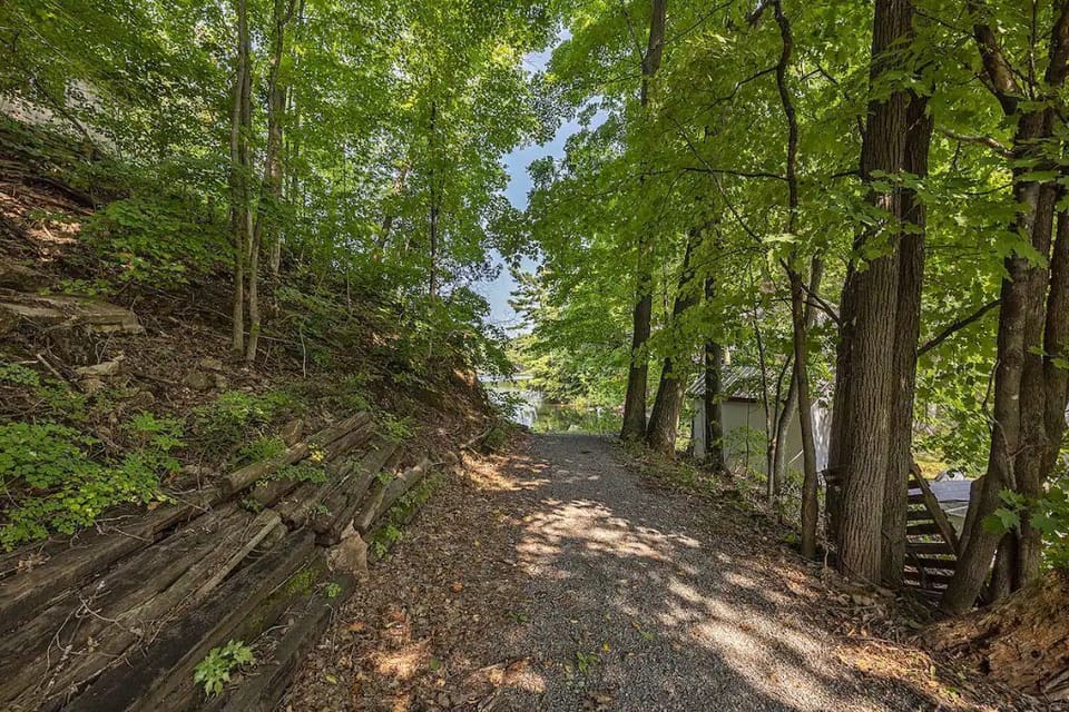 Path to the dock is magical…Come by the dock for a swim, kayak or star gazing