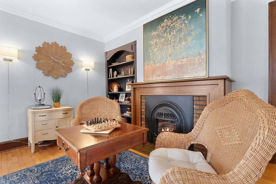 Need to dedicate a few hours to work?  One of the bedrooms contains a dedicated workspace complete with desk, chair, and lamp so you can get your work done and get back to enjoying life.