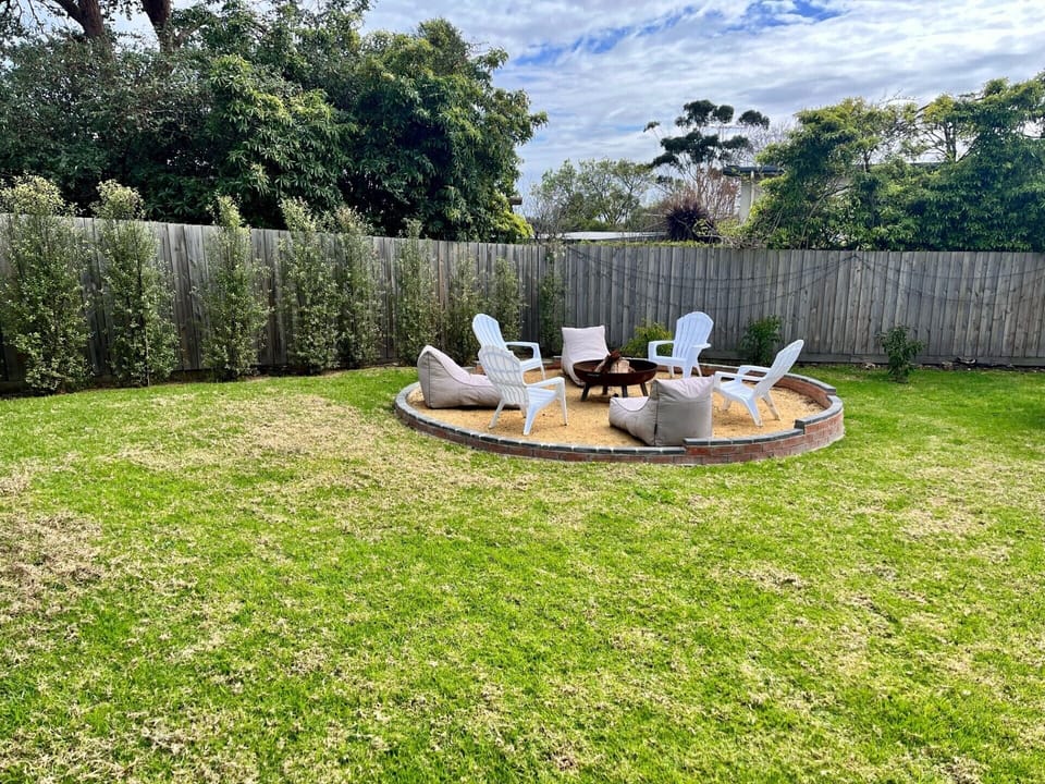 Enjoy quality time together at the fire pit