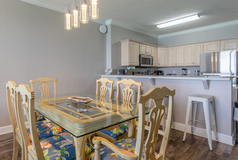 Dining table.
