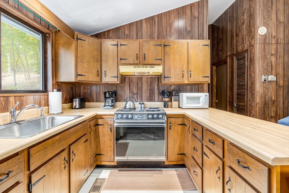 Plenty of prep space in our bright and open kitchen