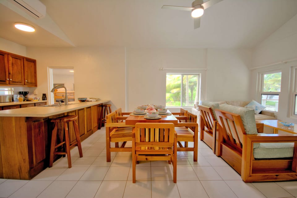 Beautiful Mahogany furnishings made by craftsmen in Belize
