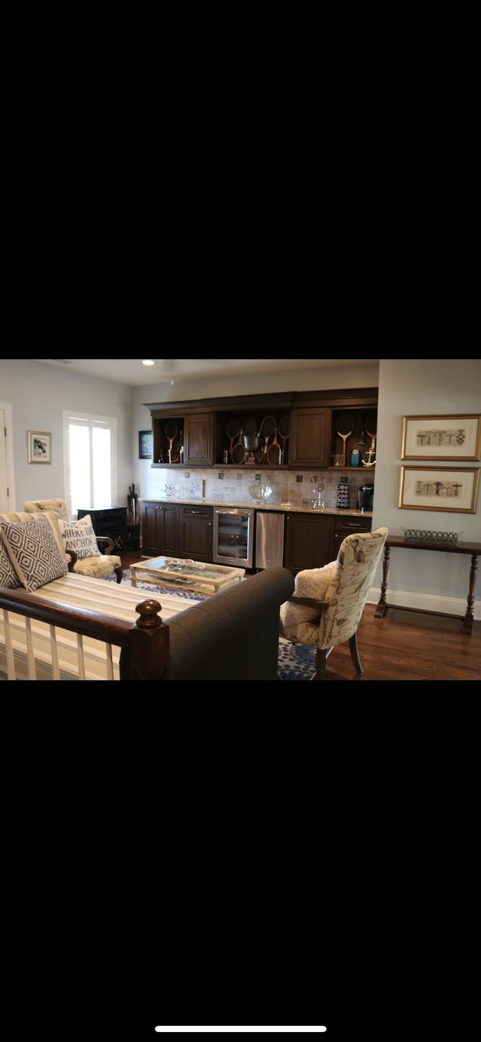 Upstairs wet bar/ loft area off Master Suite