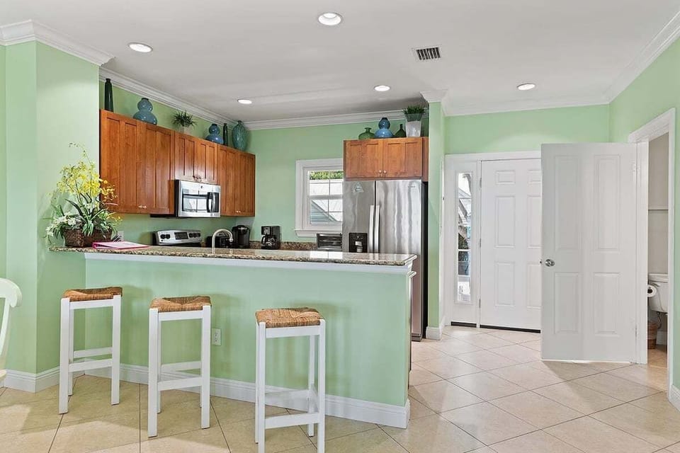 Whip up culinary magic in this fully-equipped kitchen.