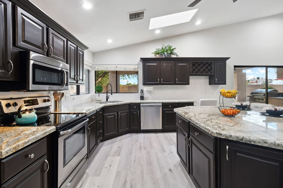 Enjoy the open space of the kitchen