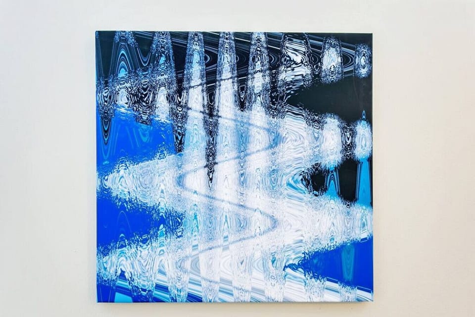 Art near Dining Table