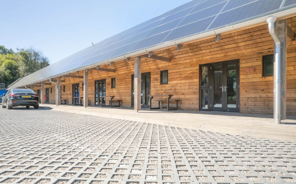 Flimwell Park lodges exterior