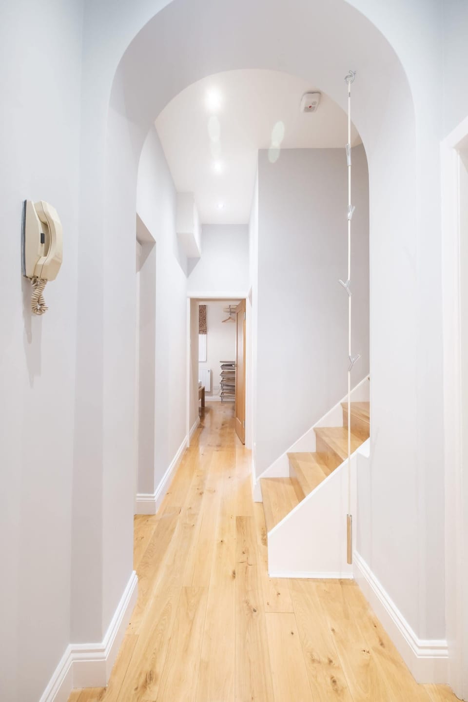 The hallway 