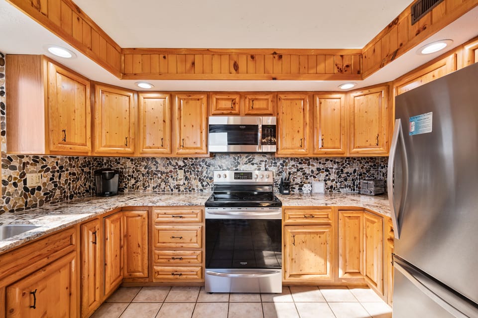 Large kitchen for feeding everyone and entertaining