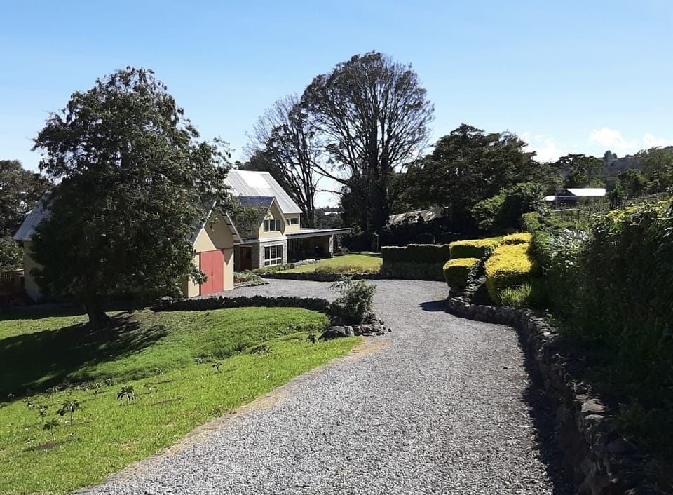 Driveway view of casita and main house