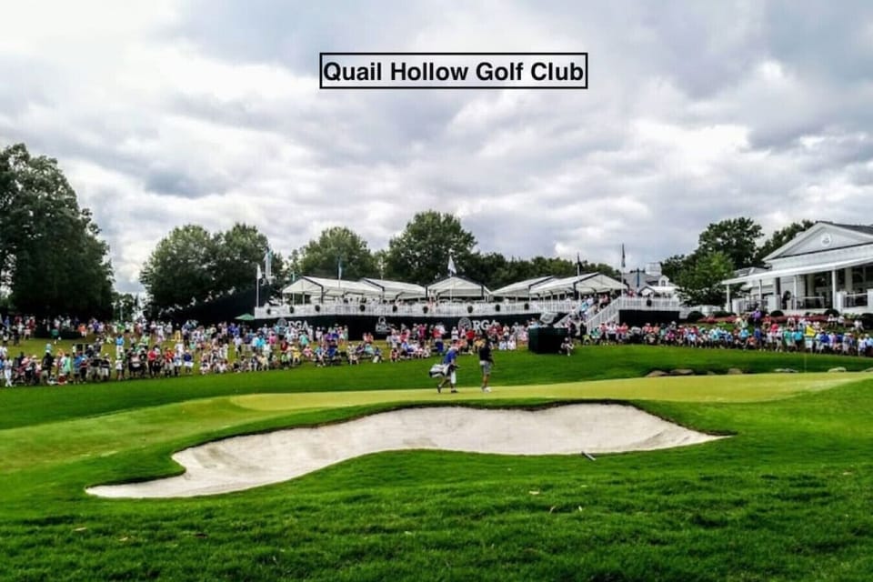 We`re 6 miles from Quail Hollow Golf Club, former hosts of the PGA Tournament.