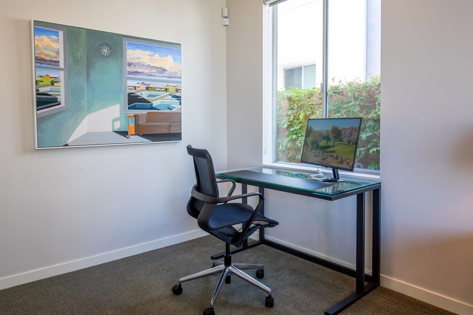 Master Bedroom with office/work area