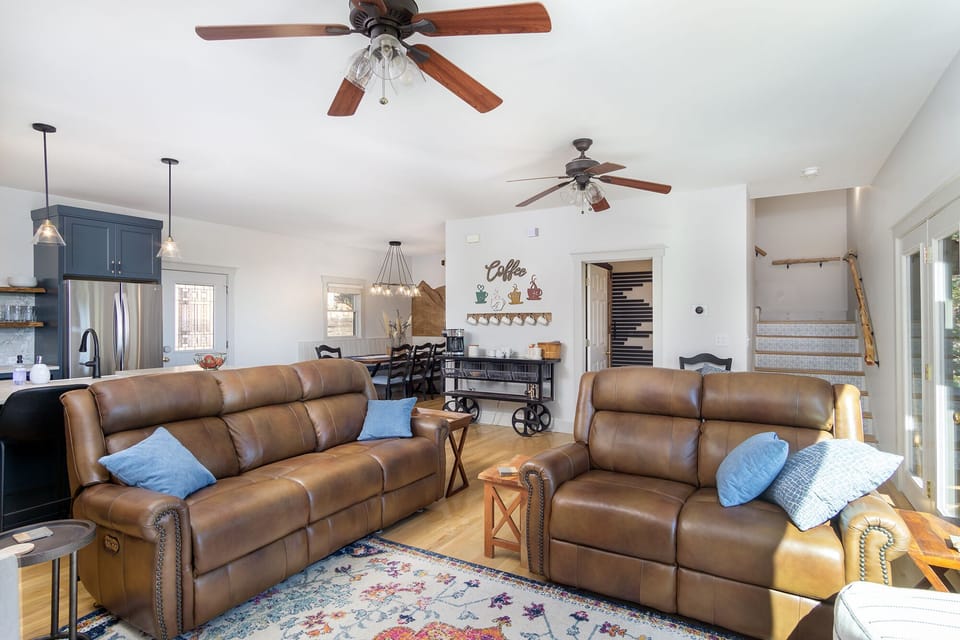 comfy powered reclining sofa and love seat with usb power ports 