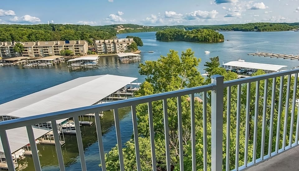 Soak up breathtaking lake views from your private balcony.