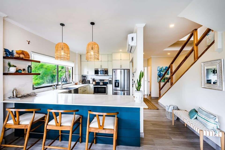 Cook up a feast or just hang out in this dream kitchen.